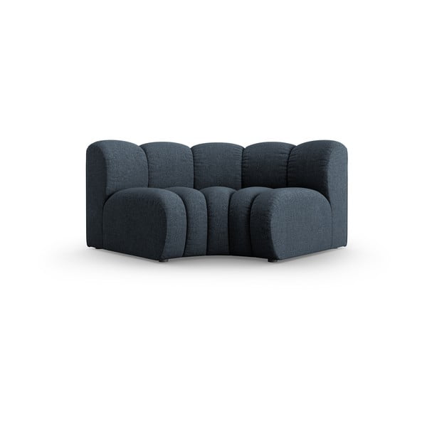 Moder modul za sedežno garnituro iz šenilje (s kotom po izbiri) Lupine – Micadoni 