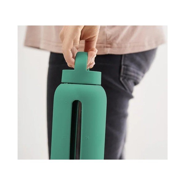 Zelena steklenica za vodo za na pot 720 ml Frosted Green – Muuki-image-3