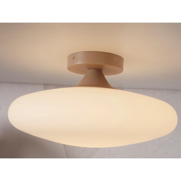 Kremno bela stropna svetilka s steklenim senčnikom ø 34 cm Sapporo – it's about RoMi-image-2