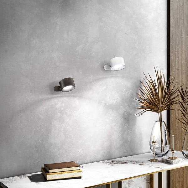 Črna LED stenska svetilka Magnetics – Fischer & Honsel-image-1