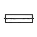 Črni kovinski stenski obešalnik Cubiko - Umbra