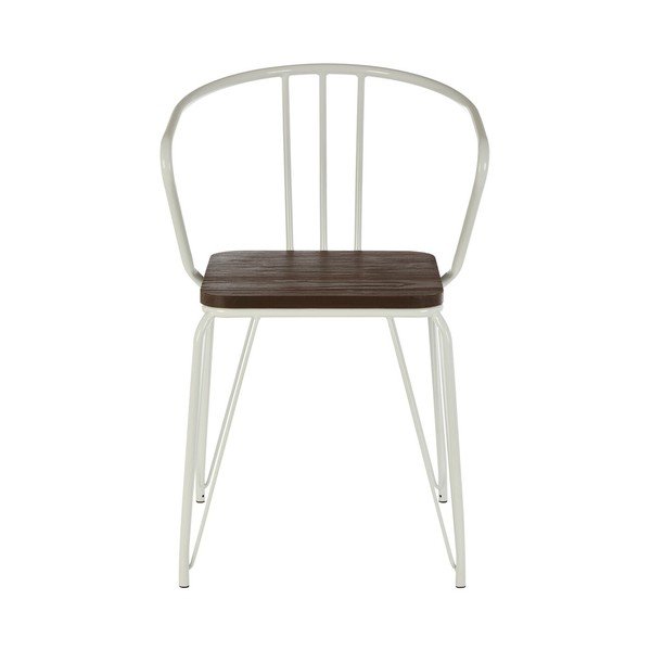 Bel/v naravni barvi jedilni stol iz masivnega bresta District – Premier Housewares-image-2