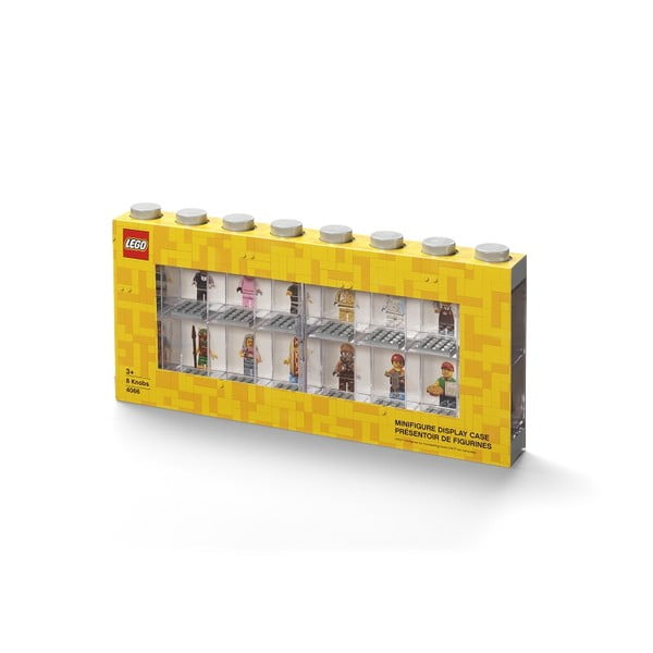 Siva zbirateljska omarica za 16 minifiguric - LEGO®-image-2