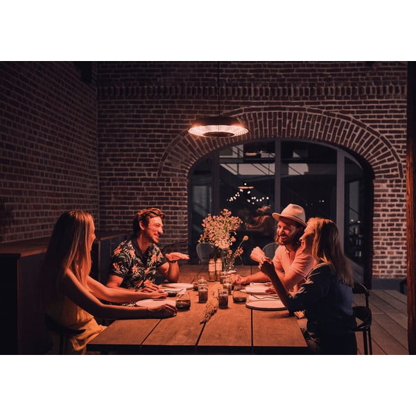 Črn stenski električni grelnik ENDERS Marbella-image-4