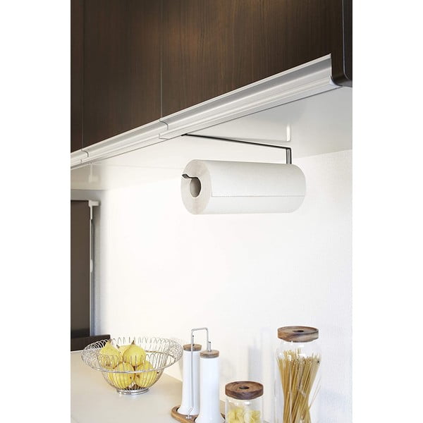 Črno viseče držalo za papirnatne brisače Yamazaki Tower-image-1