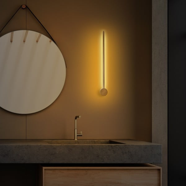 LED stenska svetilka v zlati barvi Sword – Opviq lights-image-3