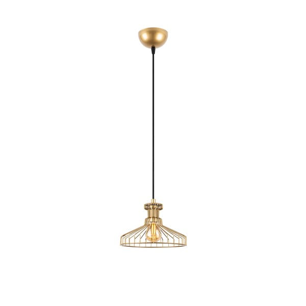 Viseča svetilka v zlati barvi s kovinskim senčnikom ø 23 cm Events – Opviq lights