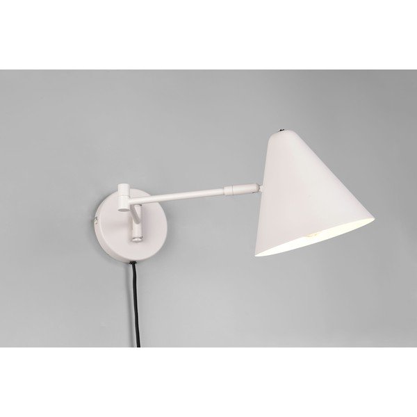 Slonokoščena stenska svetilka z upogljivo konstrukcijo z vtikačem ø 15 cm Cosima – Trio-image-2