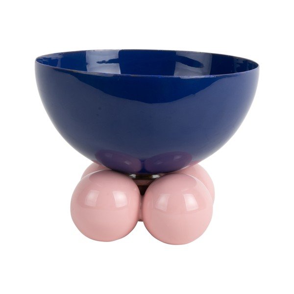 Temno modra železena skledica Double Funky – PT LIVING