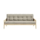 Raztegljiv kavč Karup Design Grab Natural Clear/Linen Beige