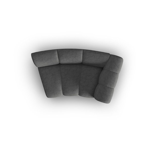 Siva modularna sedežna garnitura (desni kot) Lupine – Micadoni Home-image-4