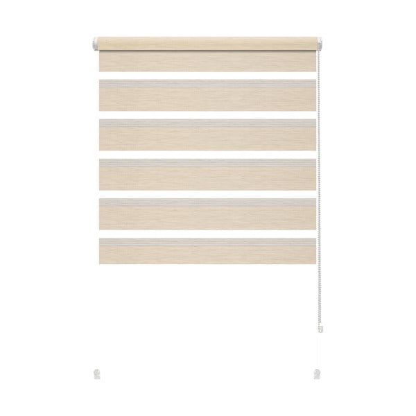 Kremno bel zatemnitveni rolo 57x150 cm Zebra Silvalin – Gardinia