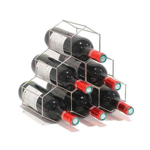 Sivo kovinsko stojalo za vino Compactor-image-2