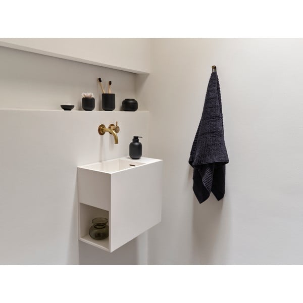 Črn lončen lonček za zobne ščetke Sensu – Zone-image-1