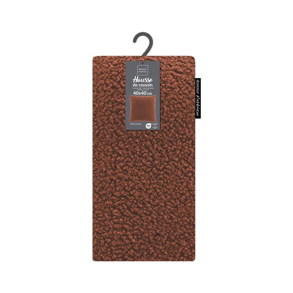 Prevleka za blazino iz sherpa flisa 40x40 cm Woolen – douceur d'intérieur-image-3
