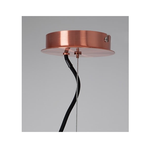 Stropna svetilka v bakru Zuiver Retro, Ø 40 cm-image-3