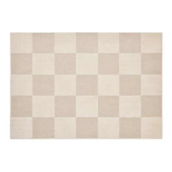 Bež preproga iz mešanice bombaža 140x200 cm Toledo – douceur d'intérieur