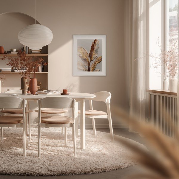 Tiskana slika z okvirjem 40x50 cm Golden Strelitzia – Styler-image-2