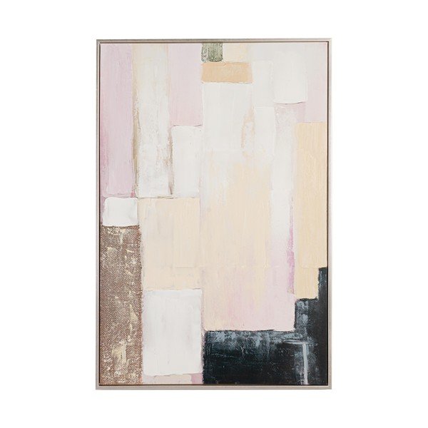 Tiskana/z ročno naslikanimi elementi slika z okvirjem/na platnu 80x120 cm Meldert – Yes Everyday