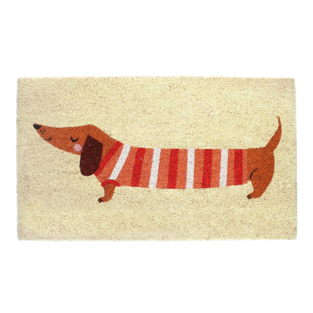 Predpražnik iz kokosovih vlaken 43x73 cm Sausage Dog