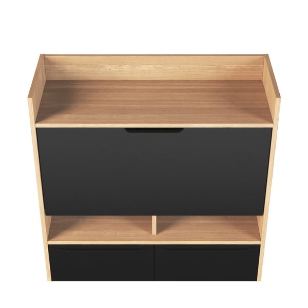 Pisalna miza v hrastovem dekorju 40x104 cm Lime – TemaHome-image-4