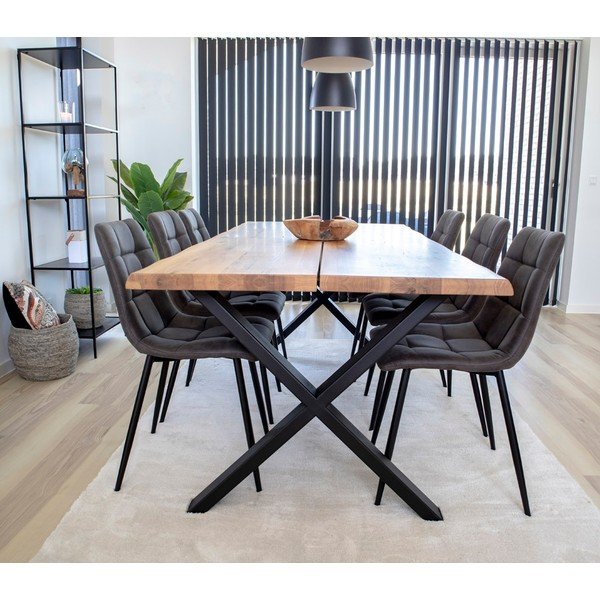 Temno sivi jedilni stoli v kompletu 2 ks Moseby – Bonami Essentials-image-4