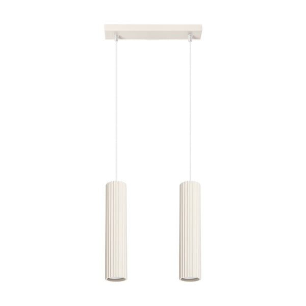 Kremno bela viseča svetilka Gleam – Sollux