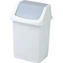 Svetlo siv plastičen koš za smeti 50 l Click-It – Curver
