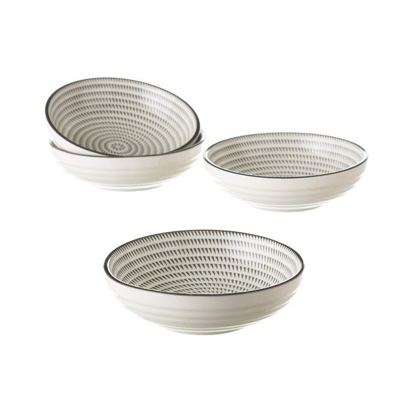 Sivo-bela porcelanska skleda Unimasa Signal, ø 12,6 cm-image-1