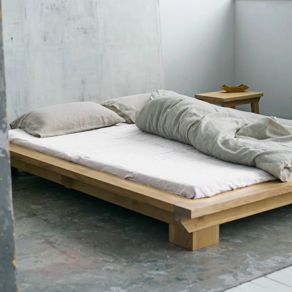 Bela napenjalna lanena rjuha 140x200 cm White – Linen Tales-image-3