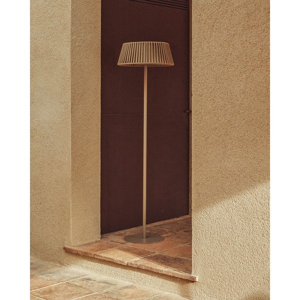 LED prenosljiva/stoječa zunanja svetilka s solarnim panelom (višina 160 cm) Aldet – Kave Home-image-2