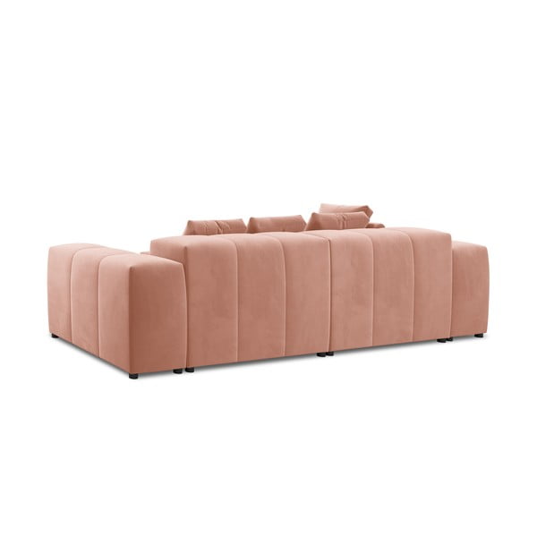 Roza žametni kotni kavč (obojestranski) Rome Velvet - Cosmopolitan Design -image-4