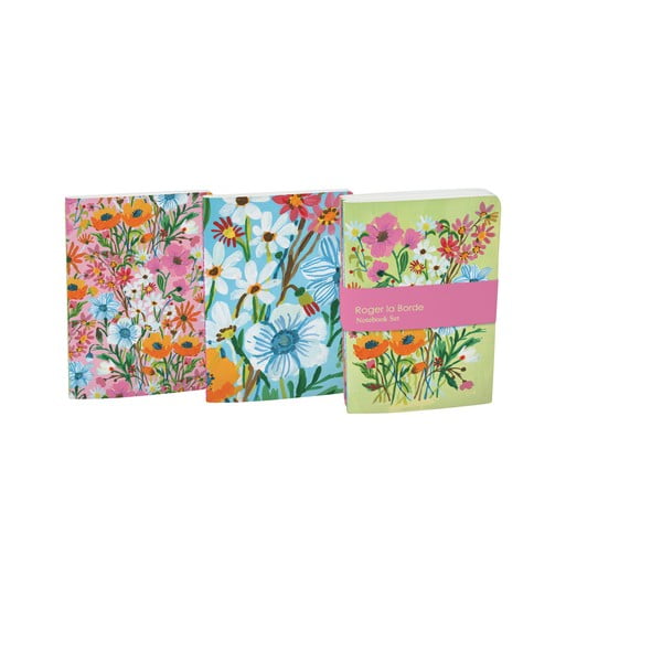 A6 zvezki v kompletu 64 str. 3 ks Flower Field – Roger la Borde-image-2