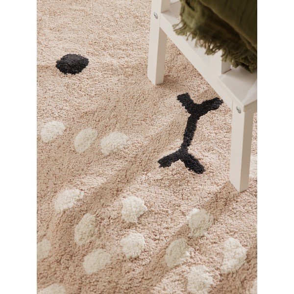 Bež pralna/ročno tkana bombažna otroška preproga 120x152 cm Snuggle Pucki – Hanse Home-image-4