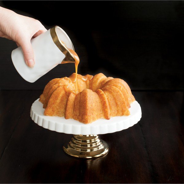 Zlat pekač za torte Nordic Ware Solera, 1,2 l-image-1