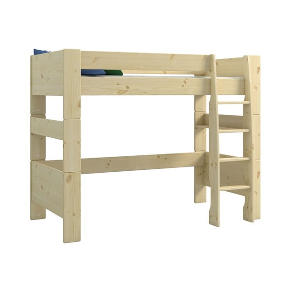 Pogradna postelja iz borovega lesa Steens For Kids, višina 164 cm