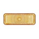 Oranžen steklen servirni krožnik 14x38 cm Kusintha – Bitz