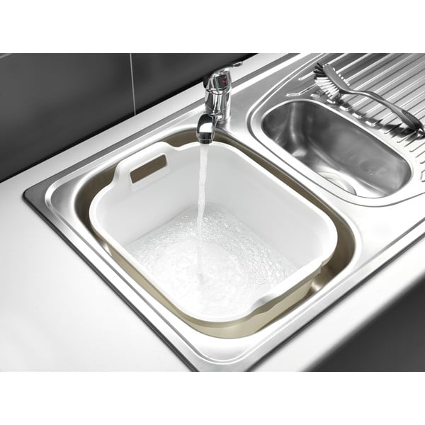 Bela plastična posoda z dvema ročajema Addis, 39 x 32 x 14 cm-image-2