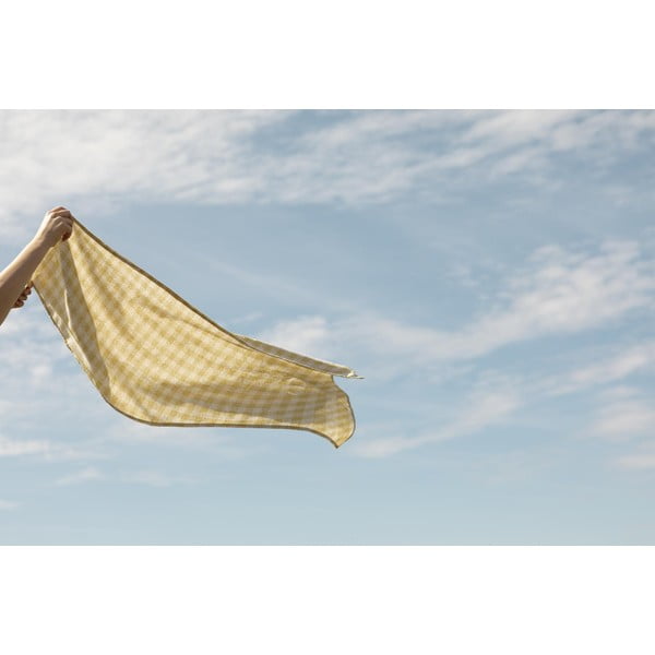 Namizni prt Really Nice Things Beige Vichy, 140 x 140 cm-image-3