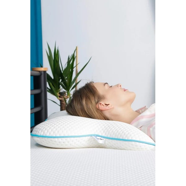 Anatomski vzglavnik s polnilom iz spominske pene 46x55 cm – Mila Home-image-2