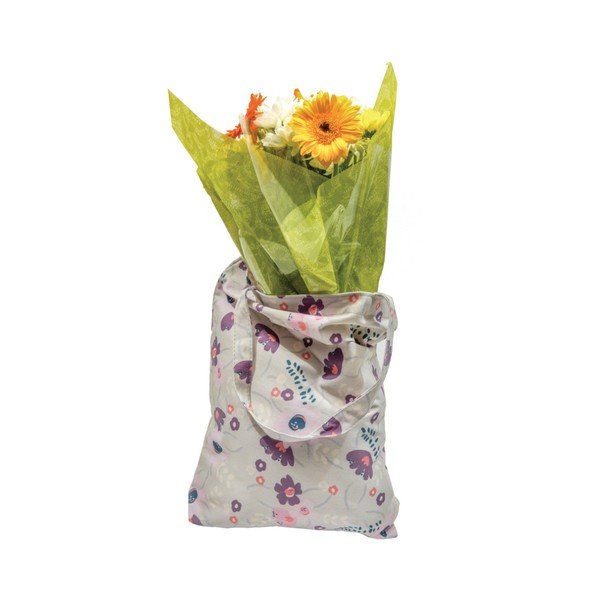 Svetlo vijolična nakupovalna torba Busy B Floral Shopper-image-3