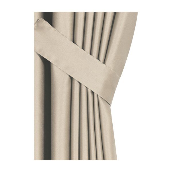 Bež zavesa za delno zatemnitev 150x260 cm – Mila Home-image-1