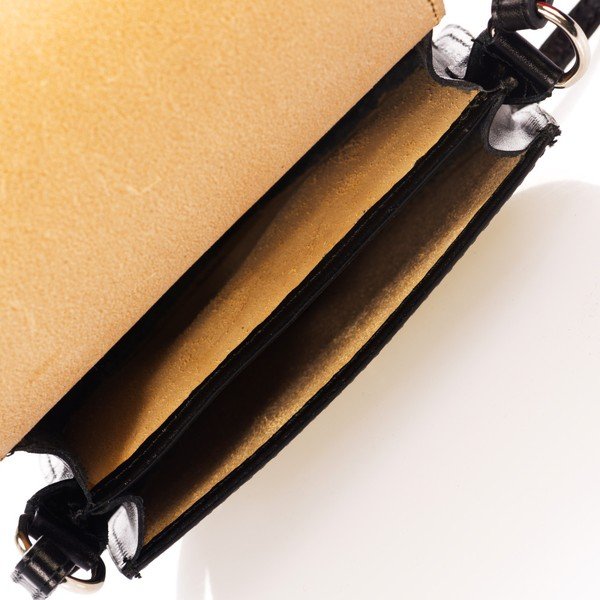 Črna torbica iz pravega usnja Federica Bassi Bubo-image-3