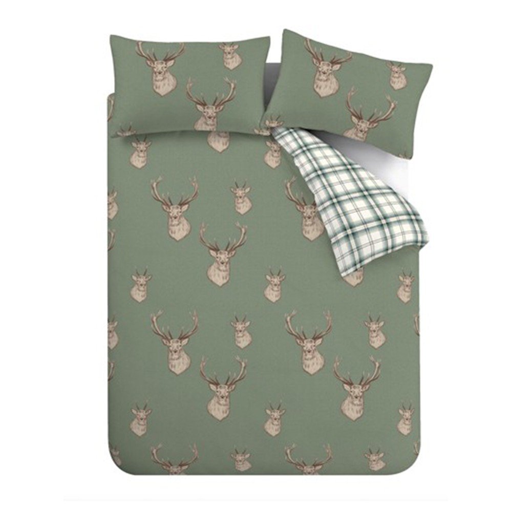 Enojna posteljnina Stag Check
