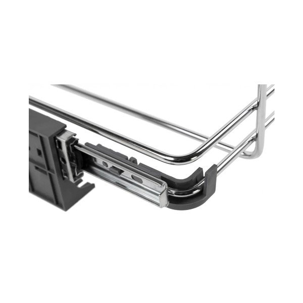 Siv plastičen koš za smeti 42+42 l za ločevanje odpadkov/izvlečni Ecofil – Elletipi-image-3