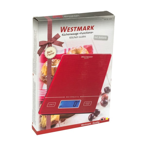 Westmark Funkcija rdeča kuhinjska tehtnica-image-1