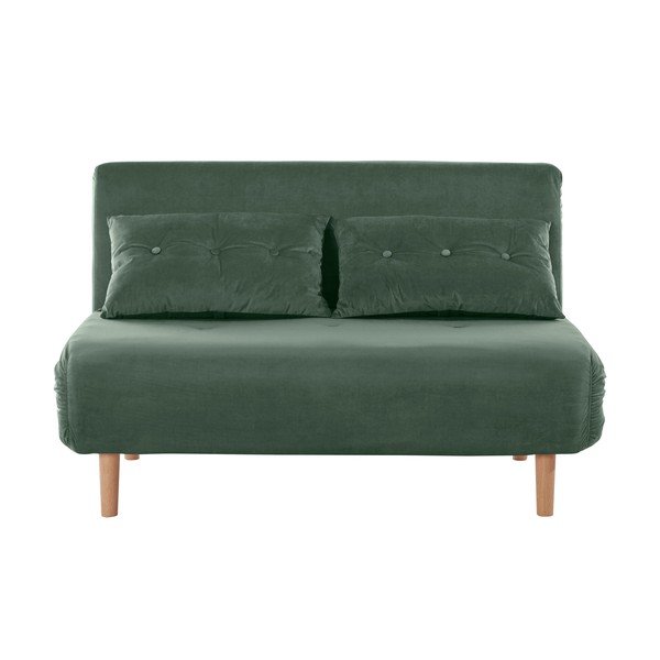 Zeleni žametni kavč 125 cm Magalli - Støraa -image-2