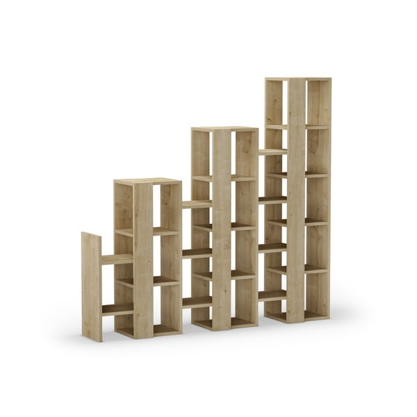 Regal v hrastovem dekorju 158x151 cm Anissa – Marckeric-image-2