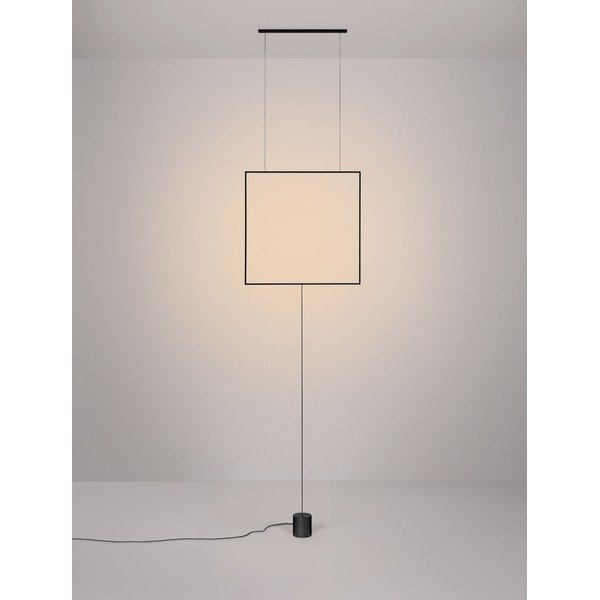 Mat črna kovinska LED stoječa svetilka (višina 392 cm) Dahlia – Nova Luce-image-2
