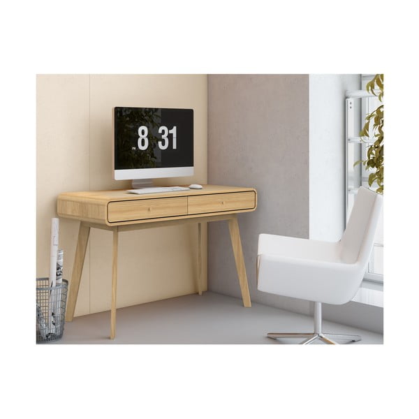 Pisalna miza v hrastovem dekorju 50x120 cm Cassie - Støraa -image-2